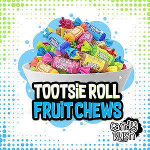 Tootsie Roll Fruit Chews Mix - 5 Flavors - Candy Rush