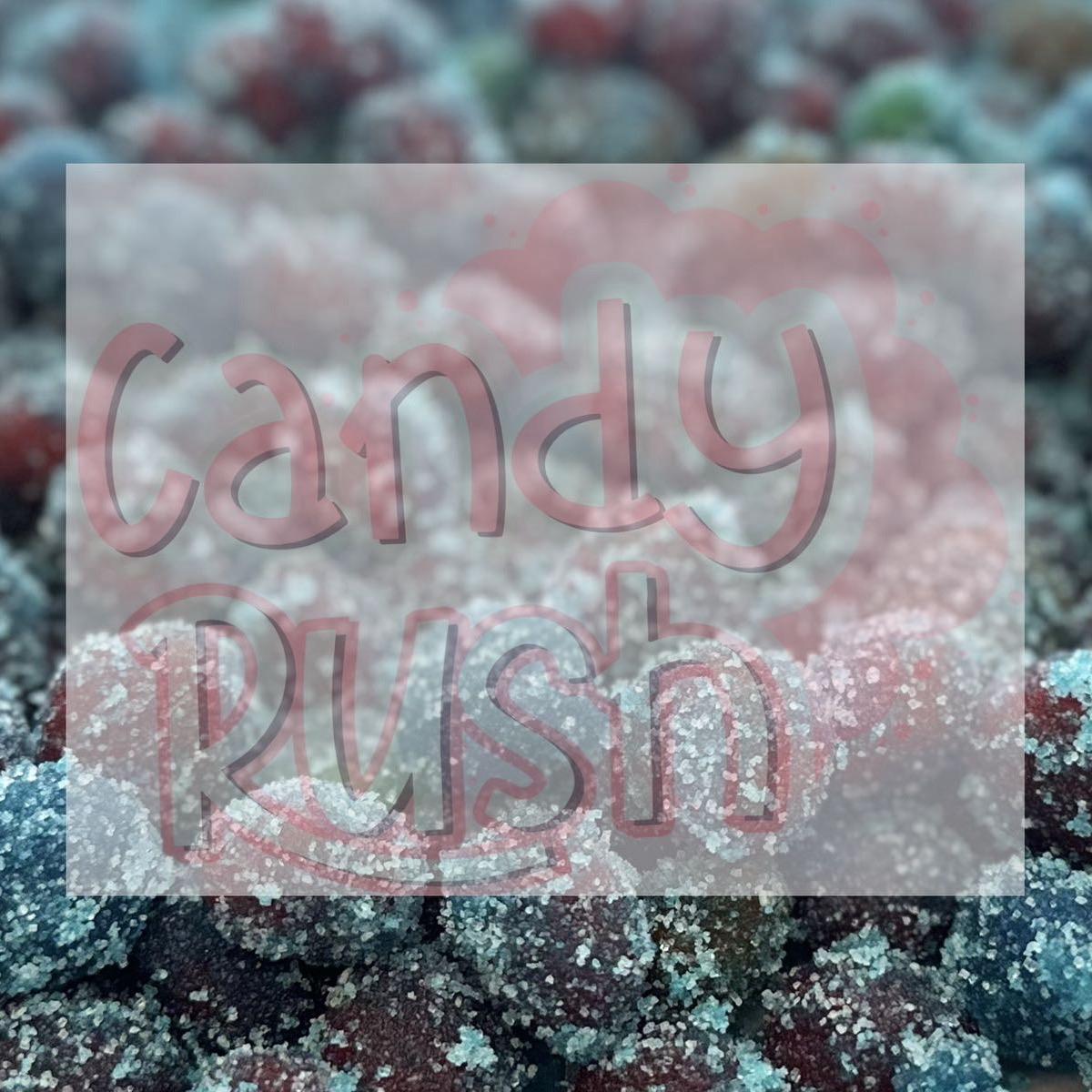 Sour Blue Razz Raspberry Cotton Candy Gushers - Candy Rush