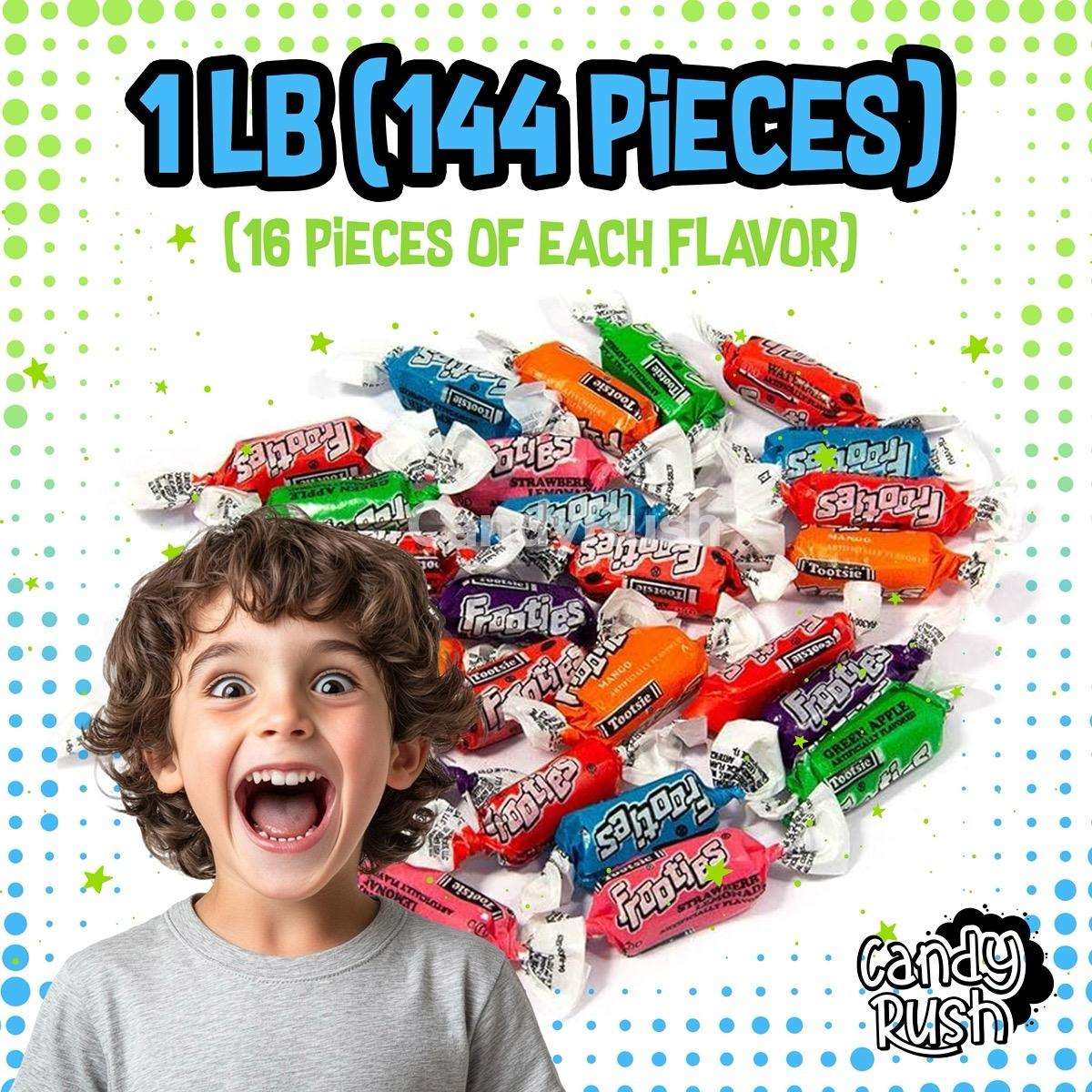 TOOTSIE FROOTIES Chewy Candy Assorted Mix (9 Flavors)