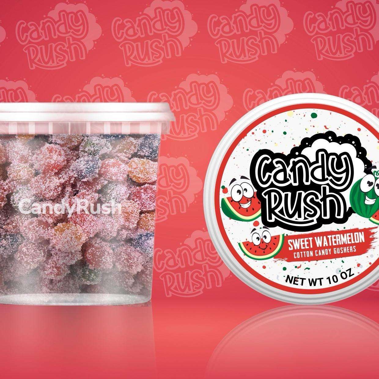 Sweet Watermelon Cotton Candy Gushers