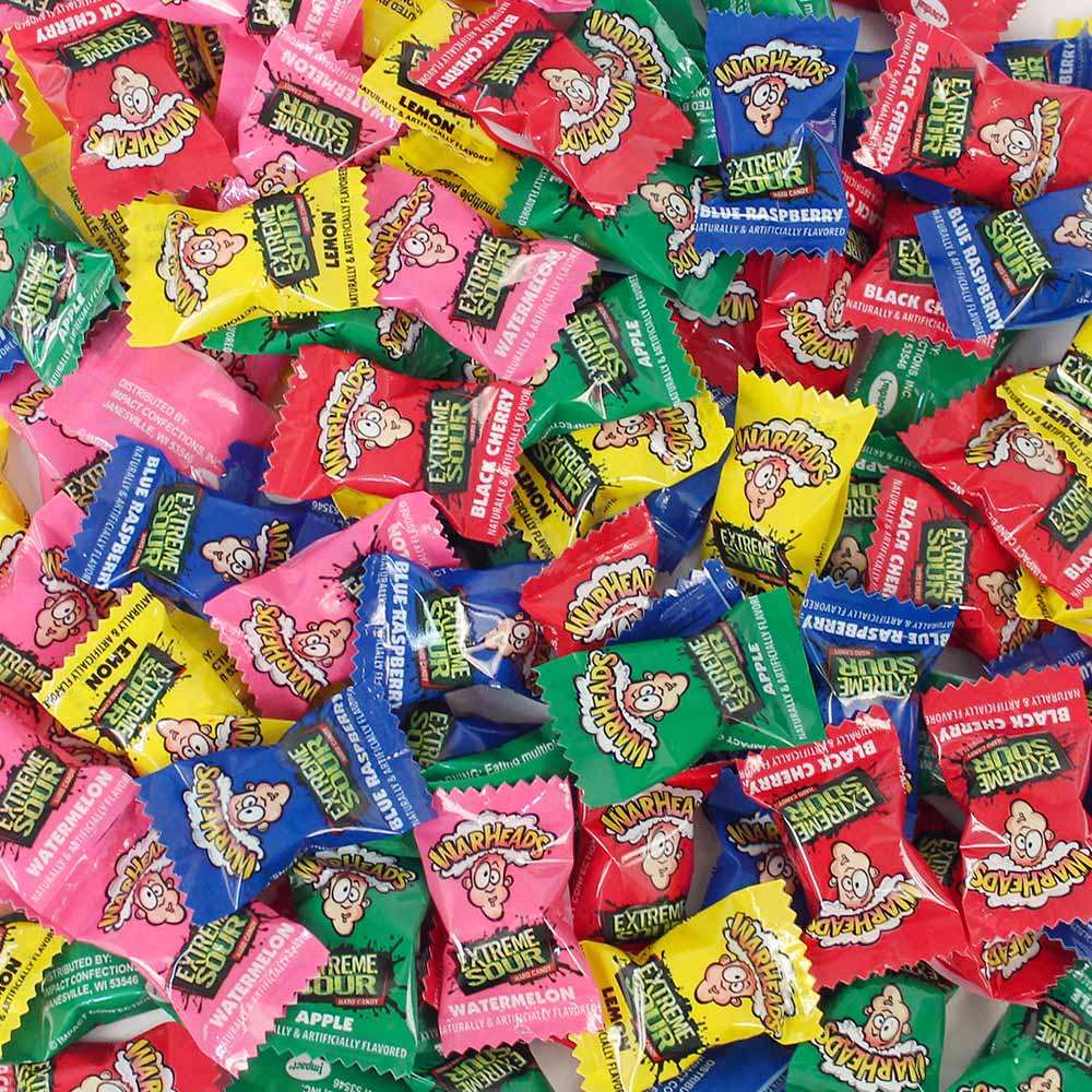 Warheads Extreme Sour Hard Candy Assorted 5 Flavors - Candy Rush