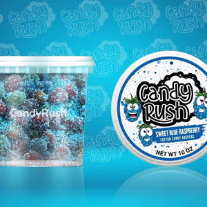 Sweet Blue Razz Raspberry Cotton Candy Gushers